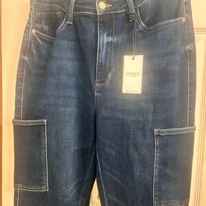 Judy Blue Indigo Cargo Jeans Rand new Judy Blue’s jeans